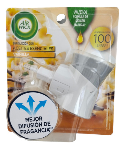 Air Wick Aparato + Repuesto Aromatizante Ambiental Vainilla