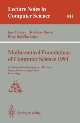 Libro Mathematical Foundations Of Computer Science 1994 -...