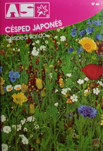 Semillas De Cesped Florido Japonés.marca As X 5 Sobres