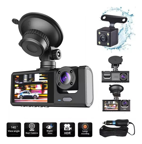 Cxp Aranaro Cámara De Coche 3 En 1 Hd 1080p Con Audio