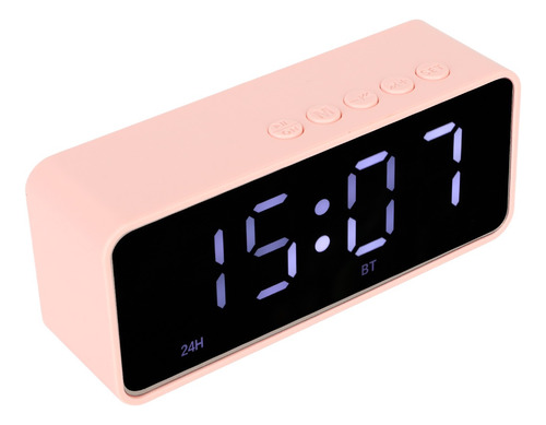 Reloj Despertador Digital Bocina Bluetooth Y Radio Fm