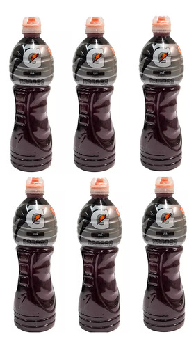 Pack X6 Bebidas Rehidratantes Gatorade Sabor 1 Litro Uva
