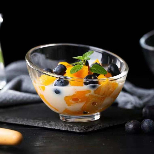2 Cuencos De Vidrio Para Ensalada, Cristalería Transparente