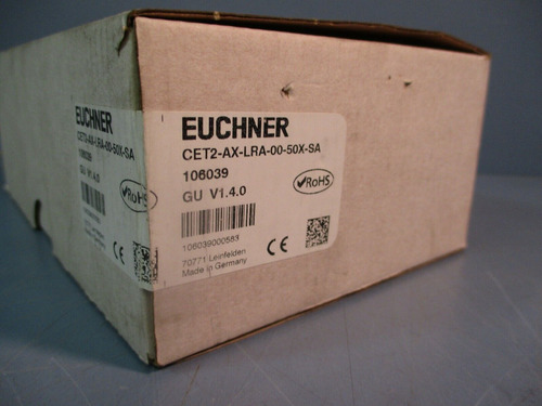 Euchner Safety Switch Cet2-ax-lra-00-50x-sa Factory Seal Vvn