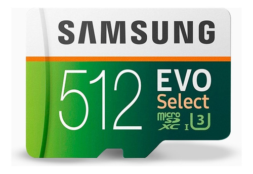 Tarjeta De Memoria 512gb Samsung Evo Select Sdxc 100mb/s U3