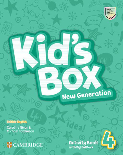 Kid's Box New Generation Level 4 Activity Book With Digital