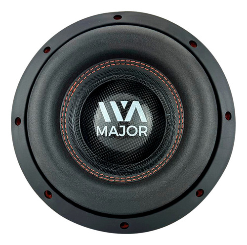 Subwoofer 8puLG War Audio Maj82 1000w Doble Bobina 2ohms Color Negro