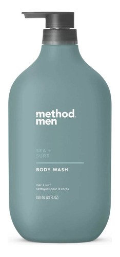 Method Men Body Wash Olor Sea + Surf 28 Oz (828ml)