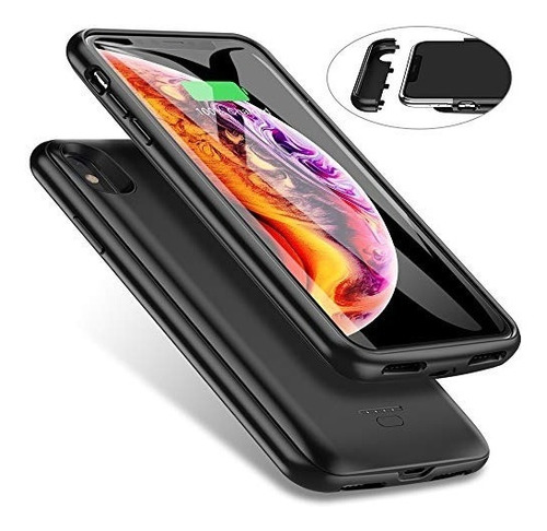 Funda Para Batería Max Xs Del iPhone, Alleasa 5000mah Baterí