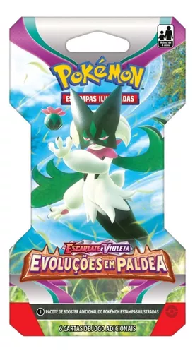 Jogo De Cartas Pokémon Evoluções Em Paldea Com 6 Copag - Atacado Dosul