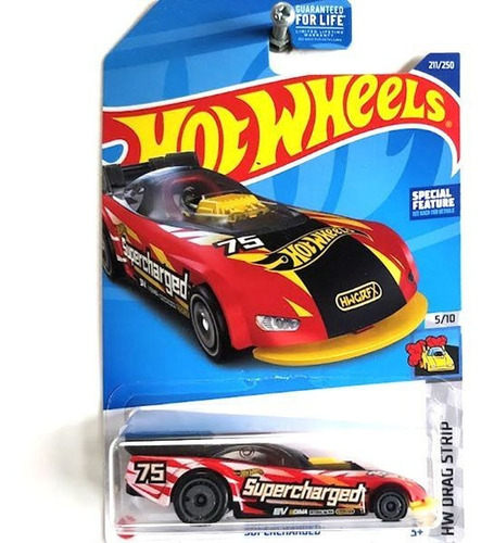 Hot Wheels # 5/10 - Supercharged - 1/64 - Hcv90