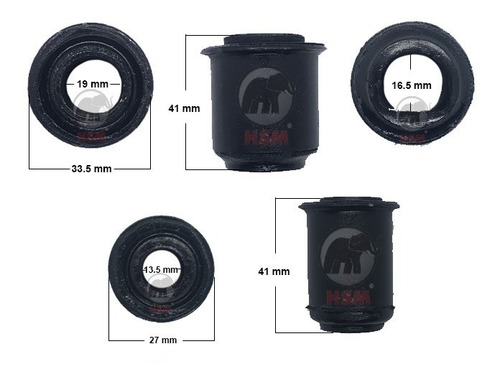 Imagen 2 de 7 de Bujes De Tirante Trasero Neon 8pzs 1995 1996 1997 1998