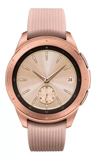 Samsung Galaxy Watch (Bluetooth) 1.2" caja 42mm de acero inoxidable rose gold, malla rose de silicona y bisel rose gold SM-R810
