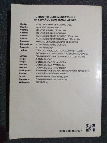 Contabilidad Administrativa - David Noel Ramírez Padilla (Usado)