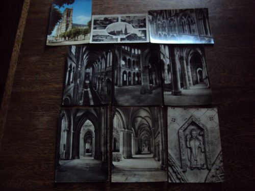 9 Postales De Francia Catedral Bayeux Soissons Redon