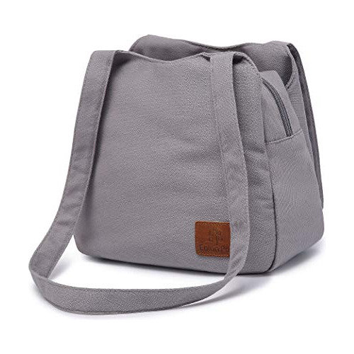 Pequeño Mini Hombro Bolsa Hippie Top Zip Cotton Sling 574l1