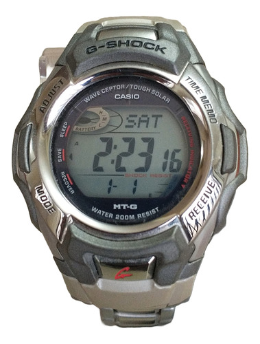 Reloj Casio Solar G-shock Wave Receptor Mtg900 Inoxidable (Usado)