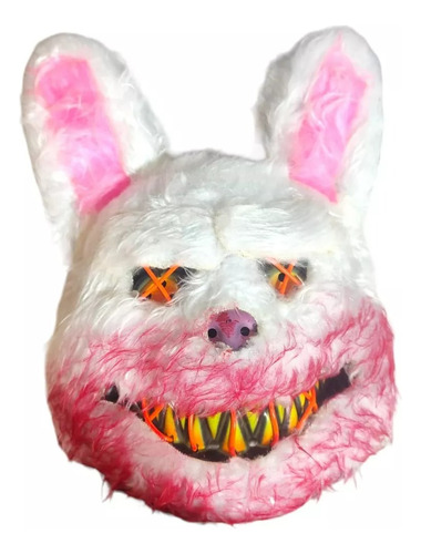 12 Mascara De Conejo Purga Para Halloween Con Luz Led Mayore