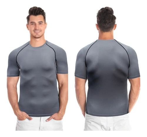Playera Deportiva De Compresión Elasticidad Para Hombre