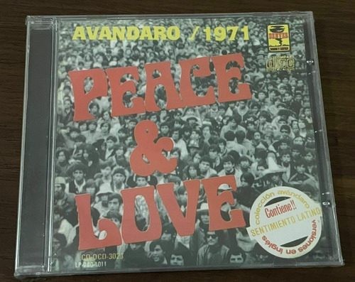 Peace And Love - Avandaro 1971 (cd New) Latino Psicodelico 