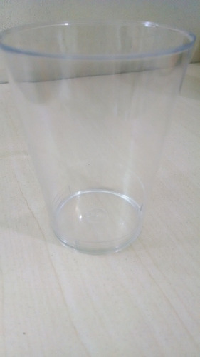 Imagem 3 de 4 de Copo Acrílico 200ml Cristal Reforçado - 50 Unidades