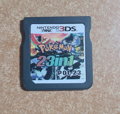 Memoria Para Nintendo Ds/3ds Con 23 Juegos Pokemon