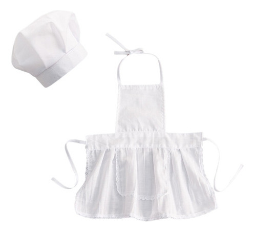 Disfraz De Chef Blanco Para Bebés, Accesorio Para