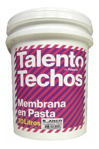 Membrana En Pasta Talento Polacrin 10 Lts Colornet