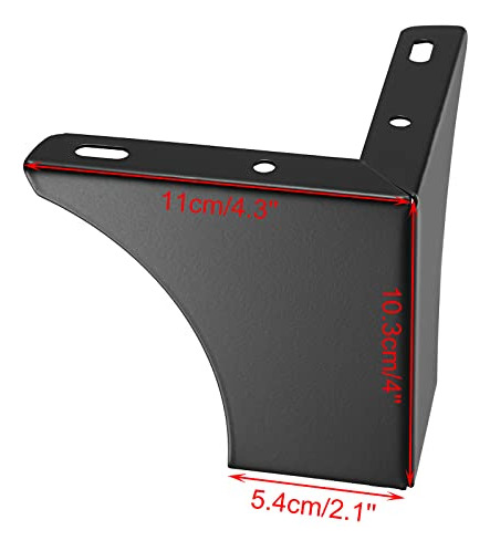 4pcs Patas Metlicas Modernas 10cm/4 Pulgadas Con Tornillos -