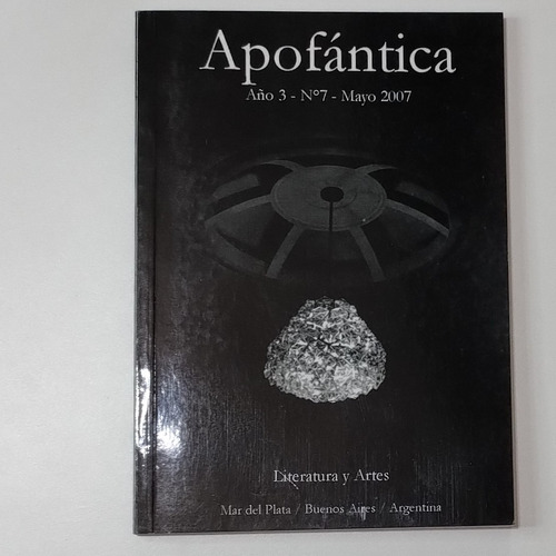 Revista Apofántica Año 3 N°7 Mayo 2007 Stella Alvarado