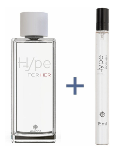 Imagem 2 de 7 de Perfume Feminino Hype For Her + Hype For Him 15ml