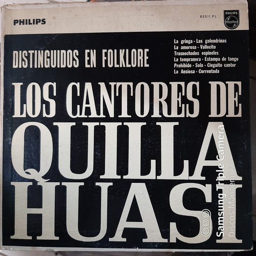 Vinilo Los Cantores De Quilla Huasi Distinguidos Folklore F4