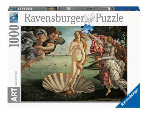 Puzzle Ravensburger 1000 El Nacimiento De Venus Botticelli