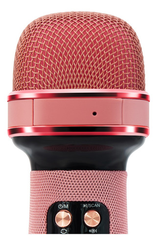 Microfone Sem Fio Com Áudio Bluetooth Karaokê