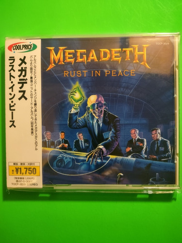 Megadeth - Rust In Peace (cd Álbum, 1995 Japón)