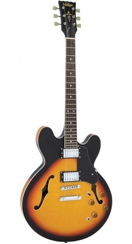 Guitarra Eléctrica 335 Vintage Vsa500mp Sunburst