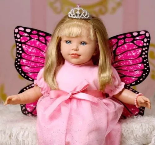 Boneca Bebê Reborn Realista Princesa Lindinha