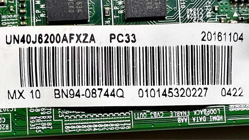 Tarjeta Madre Main Samsung Un40j6200 Un40j6200af Bn41-02245a (Usado)