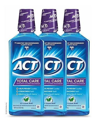 Act Total Care Enjuague Bucal, Menta Icy Clean