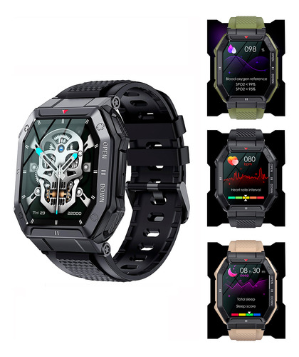 Relógio Inteligente Arara Fashion Sh-v58 Ga-110-1bdr 1.85 M Caixa Branco Pulseira Preto Bisel Preto Desenho Da Pulseira Mesh