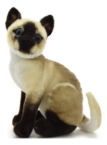 Gato Siames Sentado Peluche 30 Cm Int 1939 Phiphi 