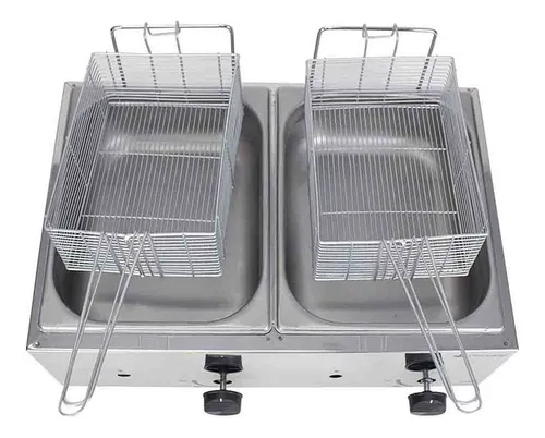 Freidora industrial a gas Venâncio SFG212 9.6L acero inoxidable