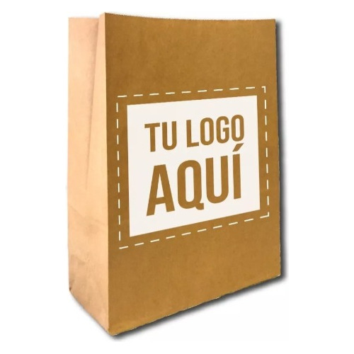 Bolsas Fast Food Personalizadas X300 - 20x11x30 - Bd