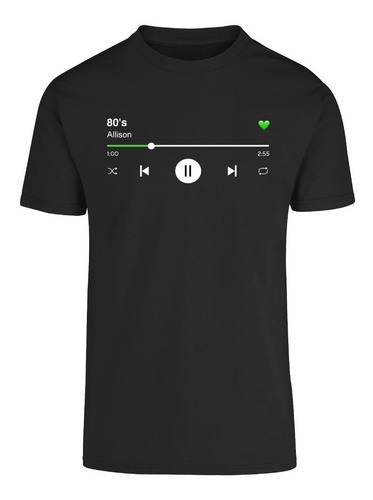 Playera Spotify Allison | 80's