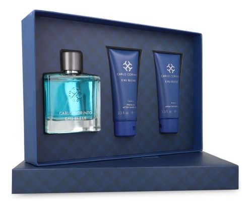 Set Carlo Corinto Eau Bleue 3 Piezas ¡¡nuevo, Original!!
