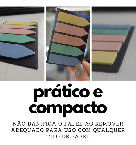 Bloco Adesivo Post Lembrete Tons Pastéis It 400 Folhas
