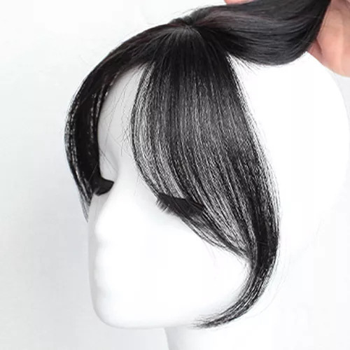 Para Aplicar La Peluca De Cabello Humano Topper Front Dark C