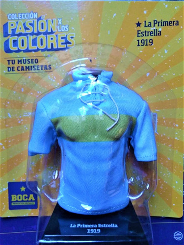 Camiseta Boca La Primera Estrella 1919 Pasion Por Los Colore