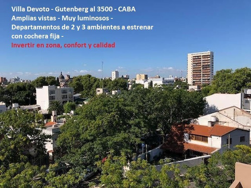 Imagen 1 de 9 de Venta-devoto Departamentos A Estrenar -gutenberg Y Concordia
