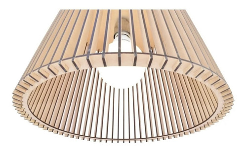 Lampara Set X 2 De Techo Colgante Diseño Conic Nordico Mdf